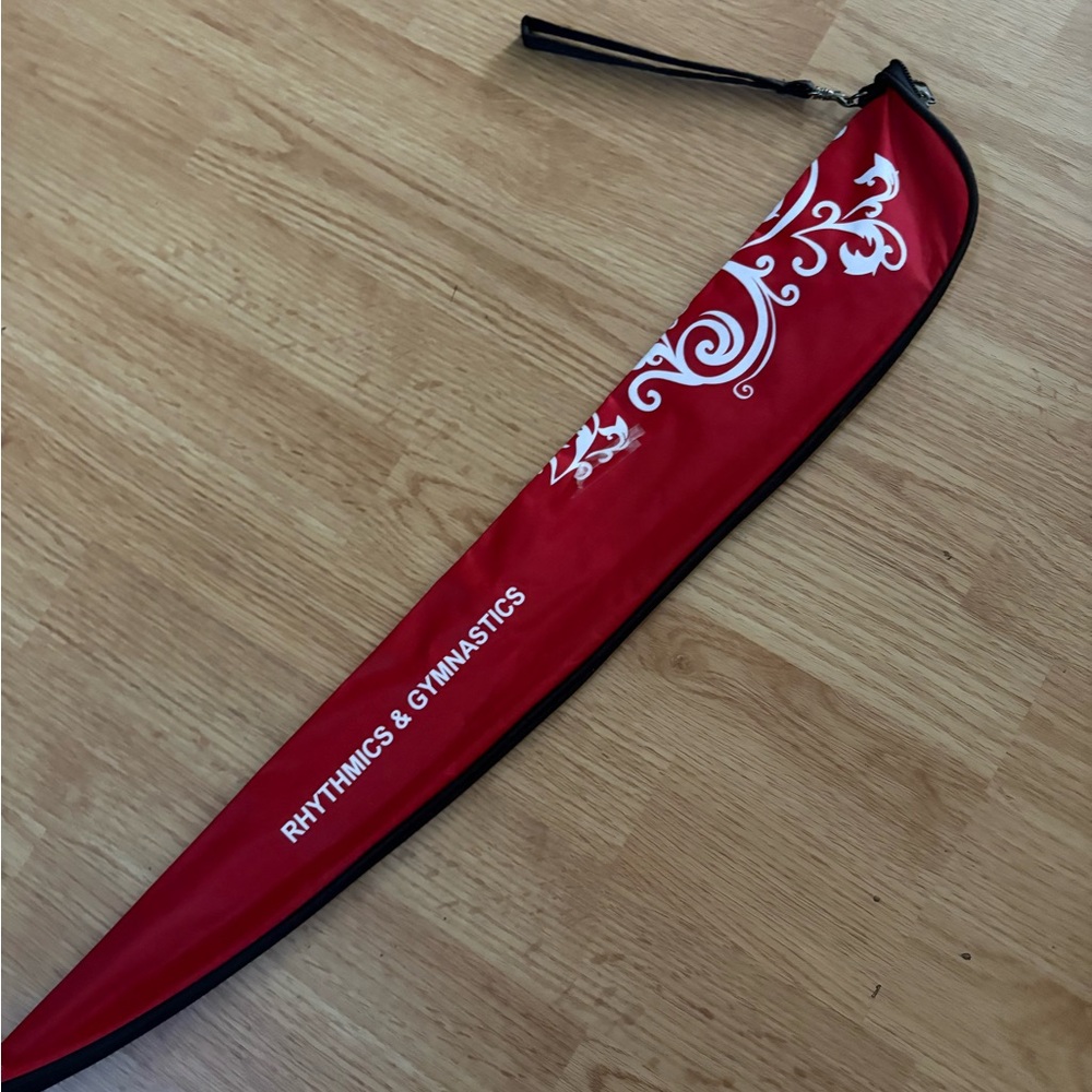 NEW Rhythmic Gymnastics Ribbon Case RED